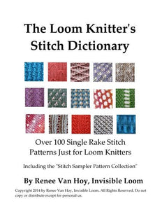 eBook: The Loom Knitter's Stitch Dictionary – CinDWood Looms